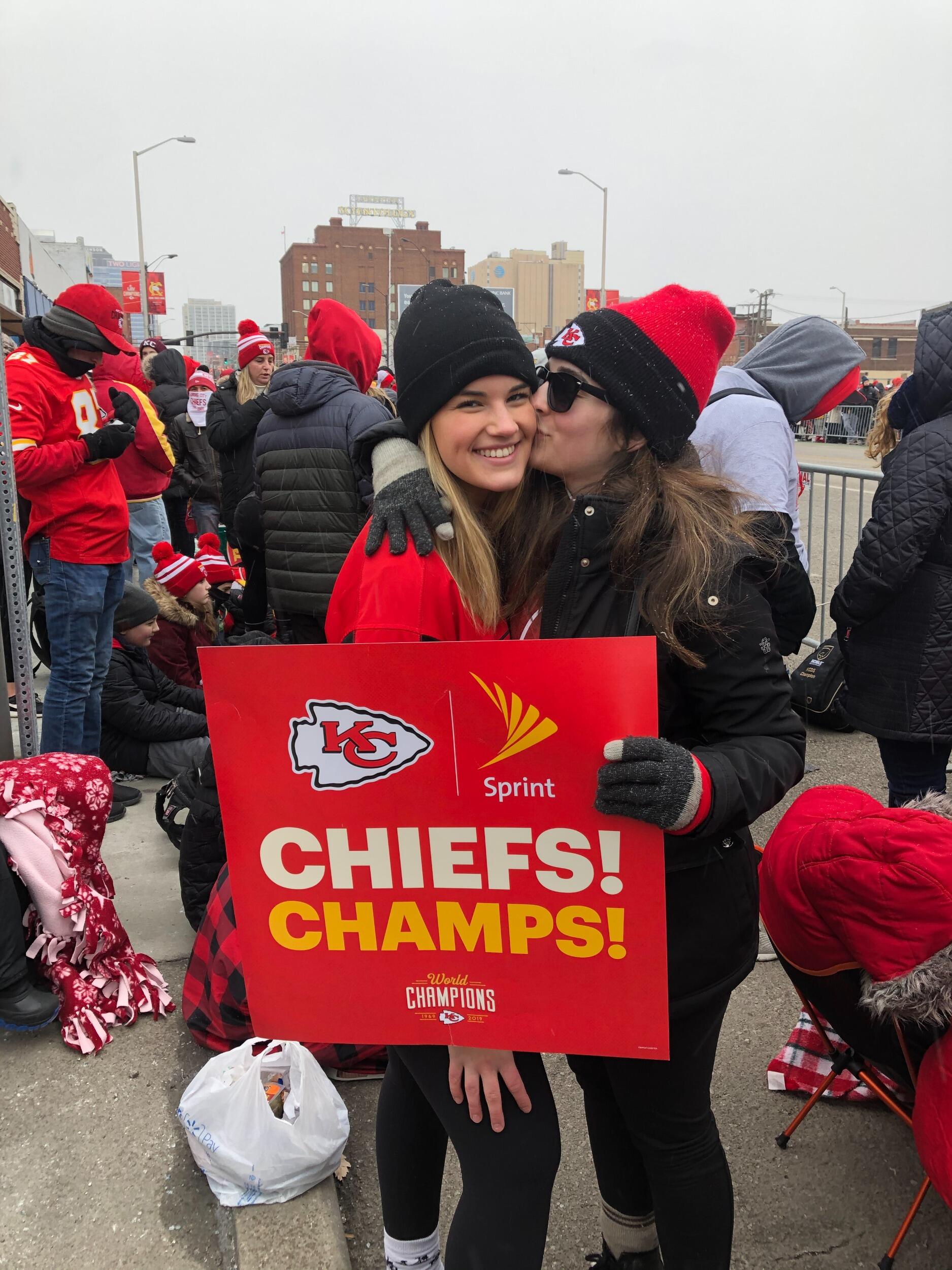 Celebrating the KC Super Bowl win! 
