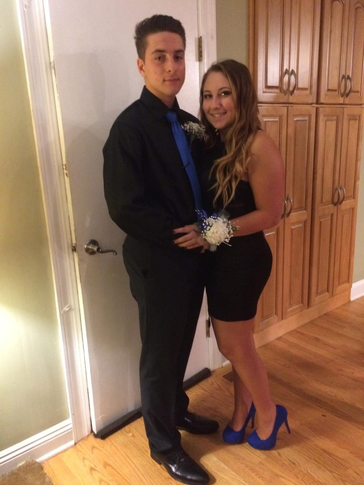 Izabelle and Mathews Sr. homecoming dance! Together as a couple, they went to a  total of 4 homecomings together! Even though Mathew is not a dancer, he still swept Izabelle's heart away. 