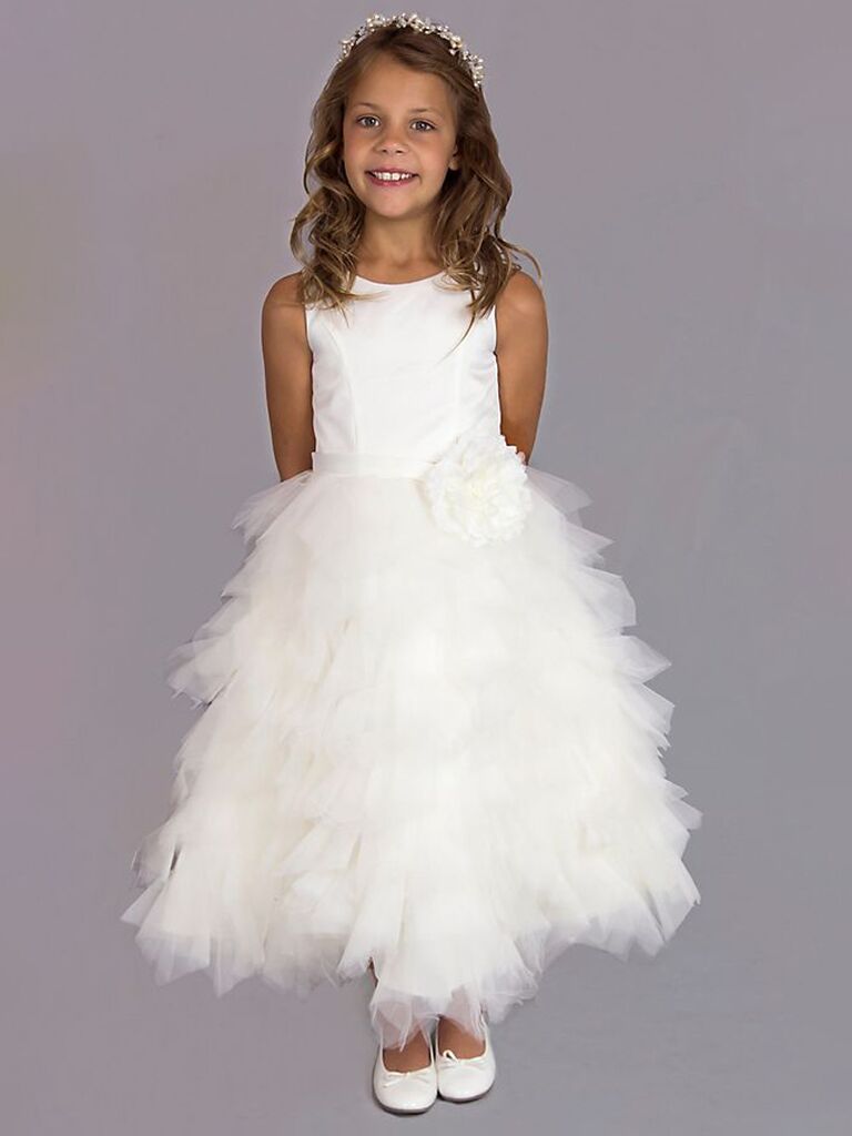 Frilly flower outlet girl dresses