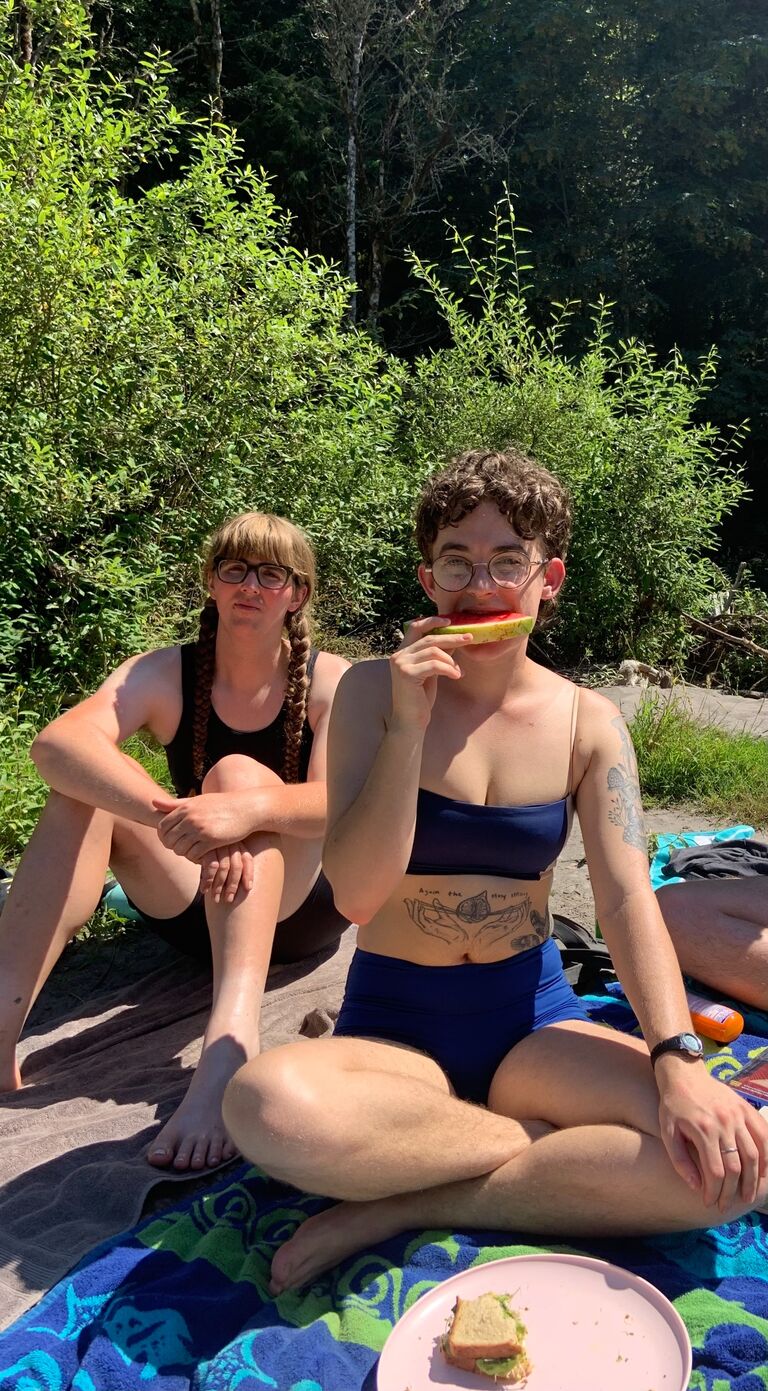 From our annual camping trip with some of our besties at Oxbow Regional Park.