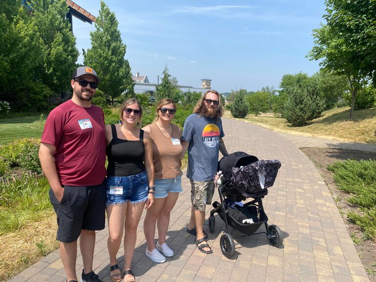 CJ, Brana, and baby Heaton join Emma and Zac for Epicnic - Epic's annual employee picnic - to hang out and check out Epic's campus