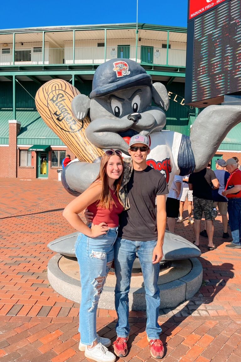 Our first Seadogs game!