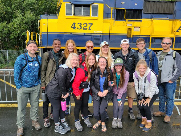 First vacation together to Alaska with Michaela's friends and family! Colby was a trooper meeting everyone!