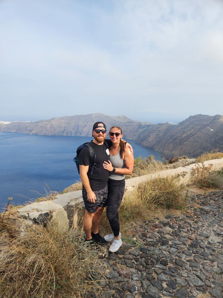 The 6 mile hike where Jason was planning to propose, but Sam got hangry so that plan was quickly put on hold until...