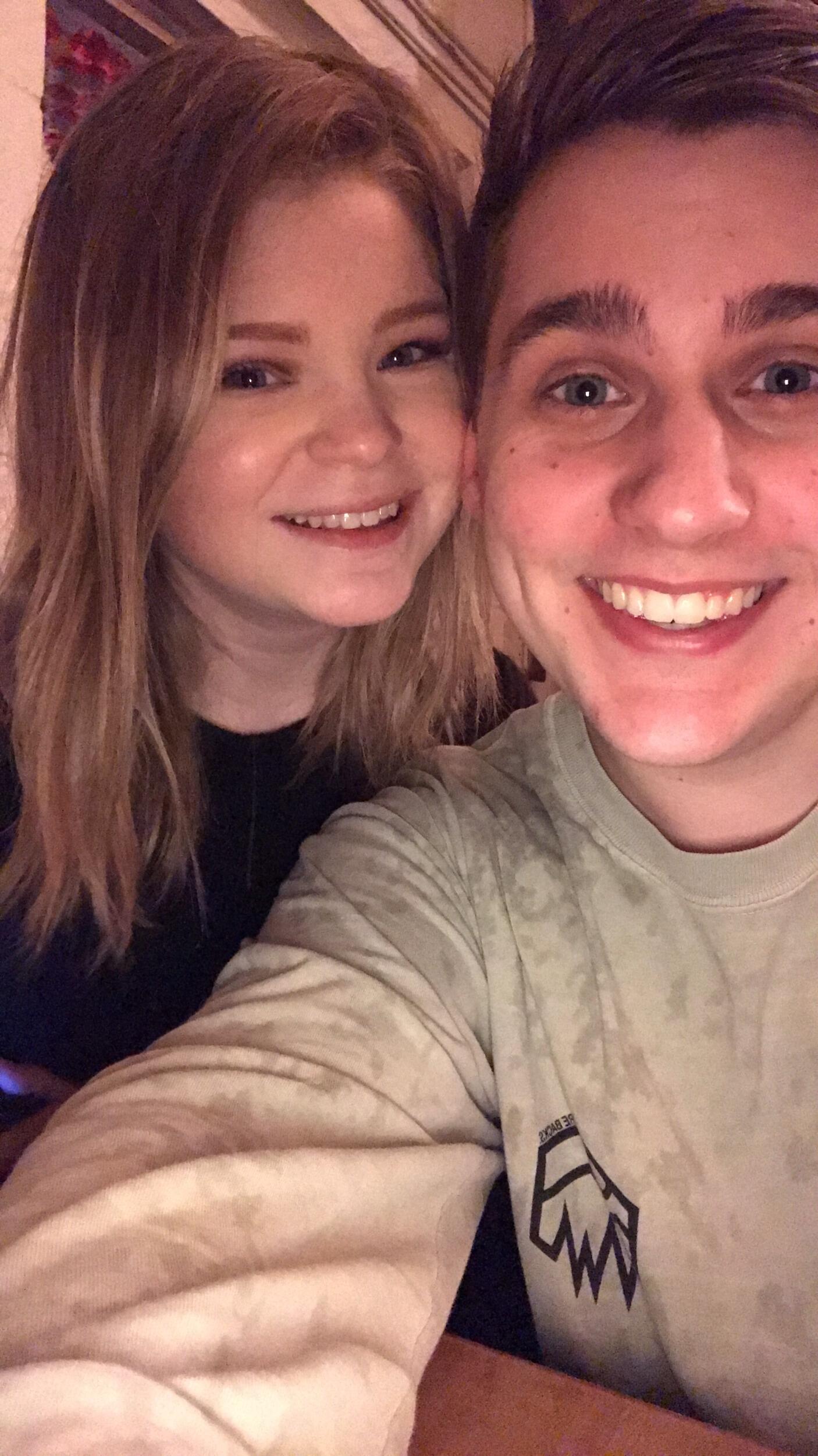 Running through the rain to get tacos. Classic.
