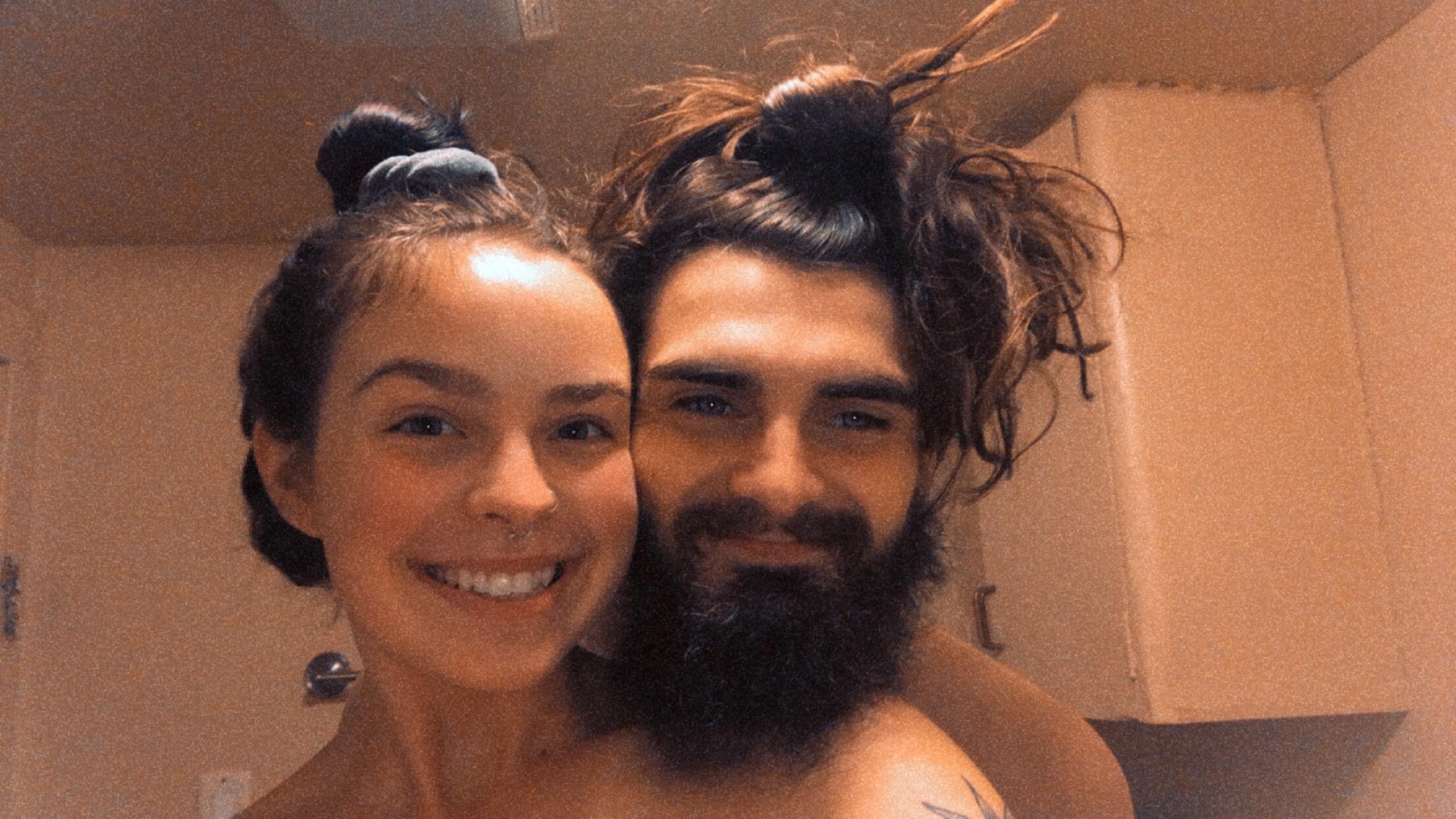 Enjoying our time together and in our own home. 