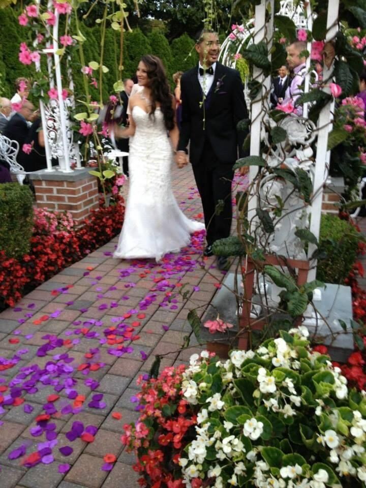 Walking down the isle - Mr. & Mrs.