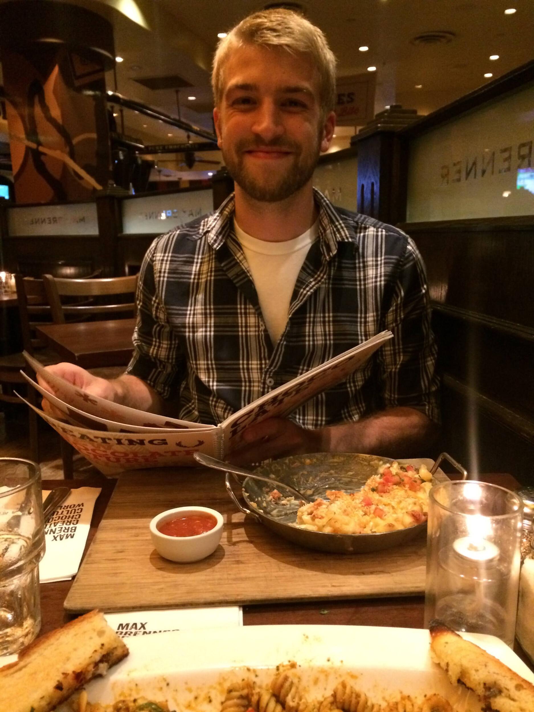 First official date at Max Brenner in Boston.