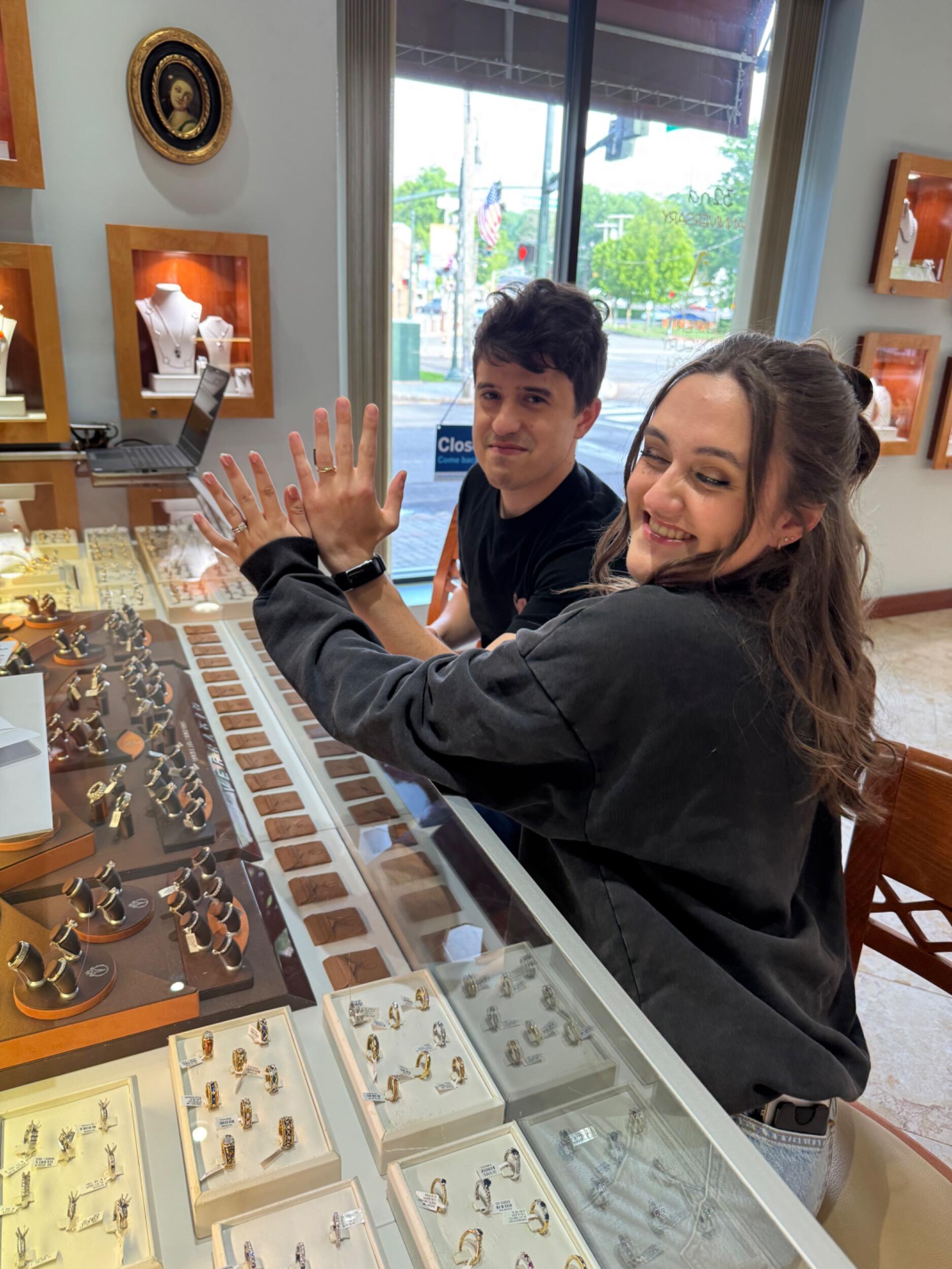 Choosing our wedding bands