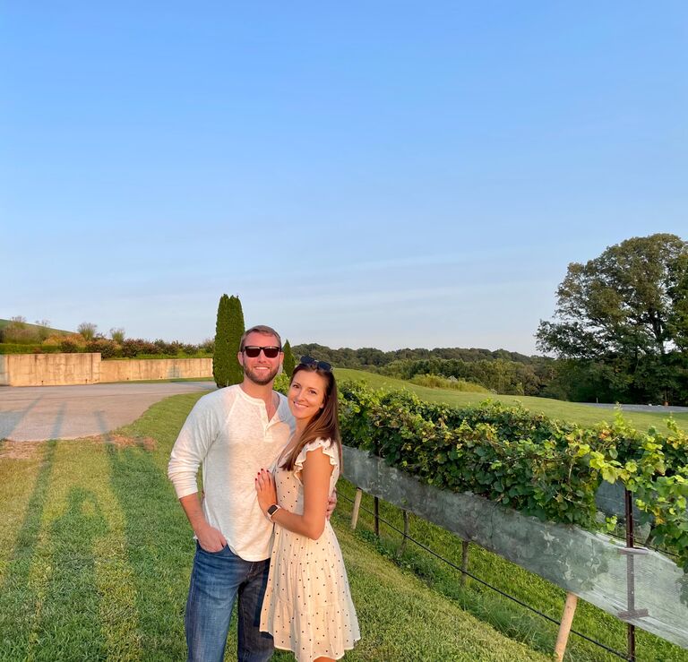 The first time Mark came to Georgia we went to the winery we will now be getting married at :)