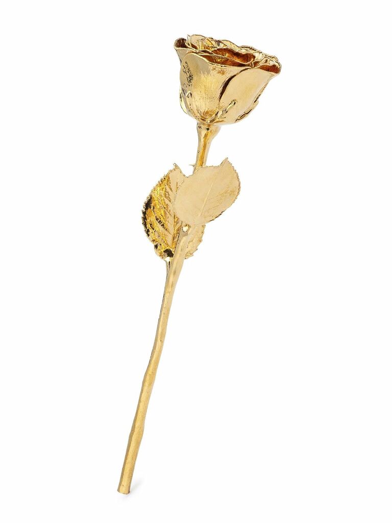 Gold preserved rose from The Forever Rose