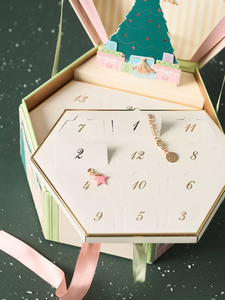 Charm bracelet advent calendar from Anthropologie for your girlfriend