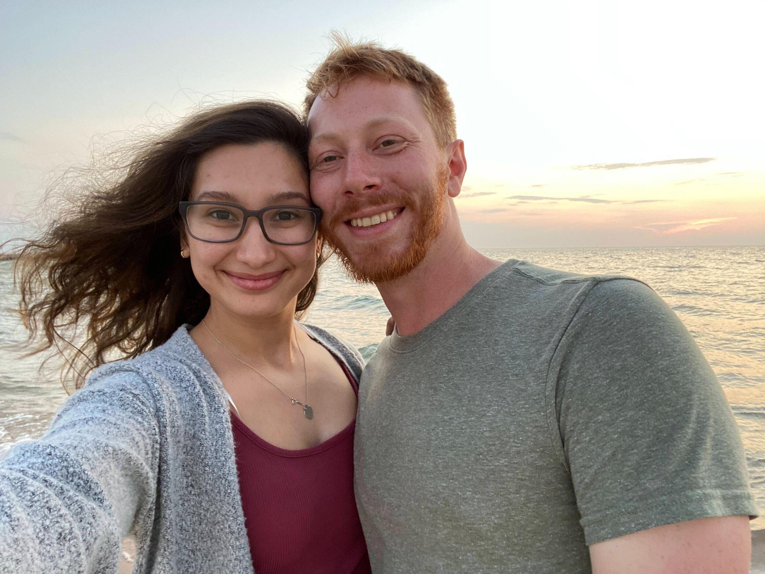 Our first vacation together in South Haven