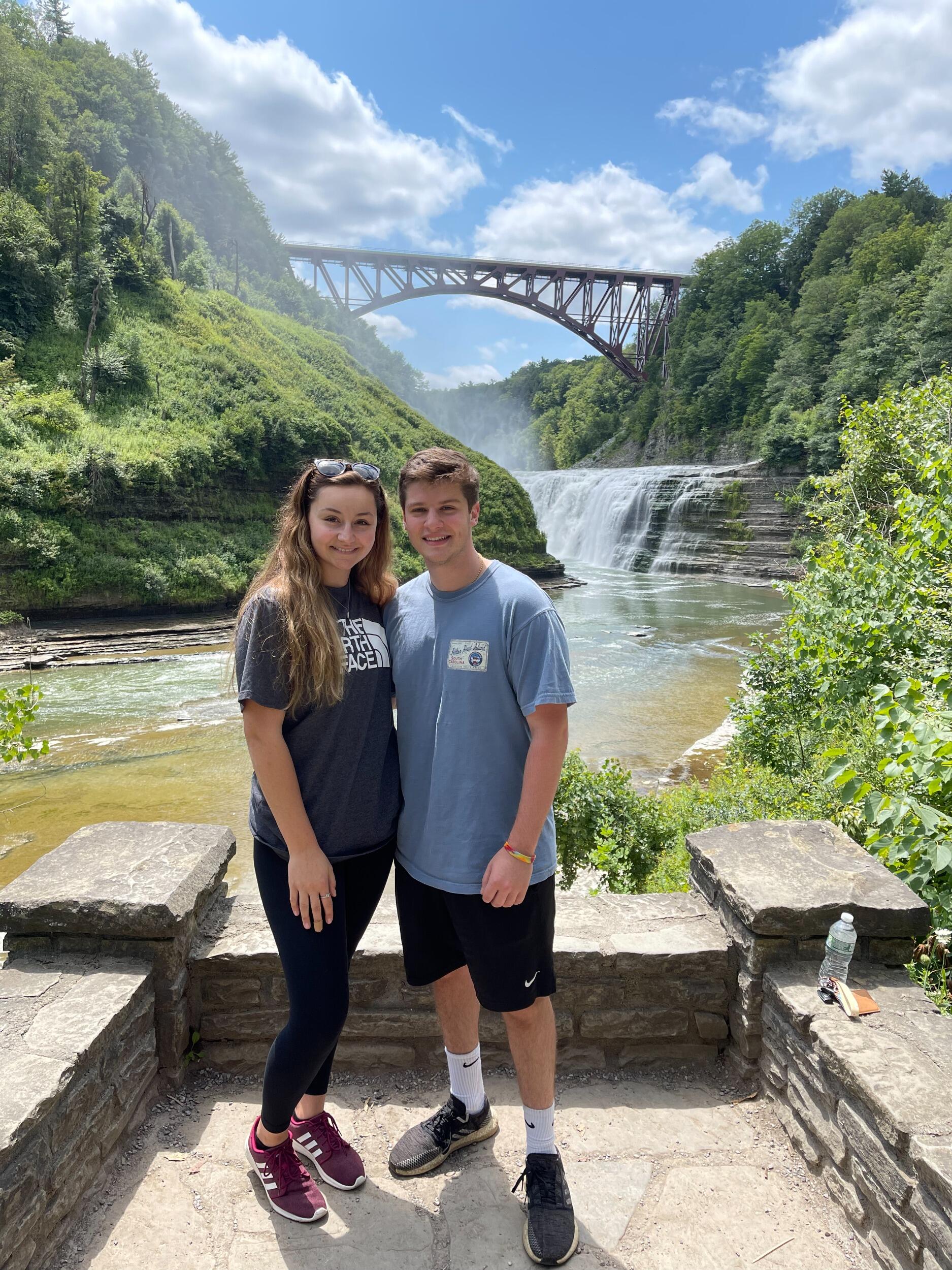 One of many of our hikes during the summer
