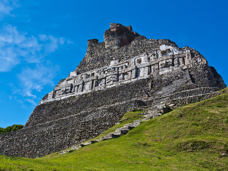 The Xunantunich Mayan archaeological site in Belize.