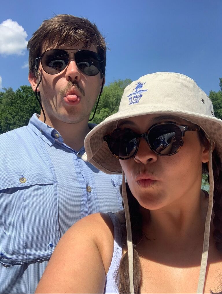 Lots of trips to float the river. We had COVID together in this pic and didn't even know it.