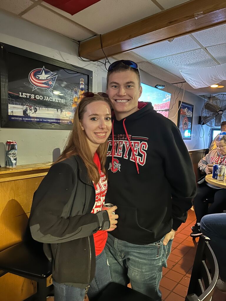Sean's introduction into college football rivalry games...go Buckeyes!!