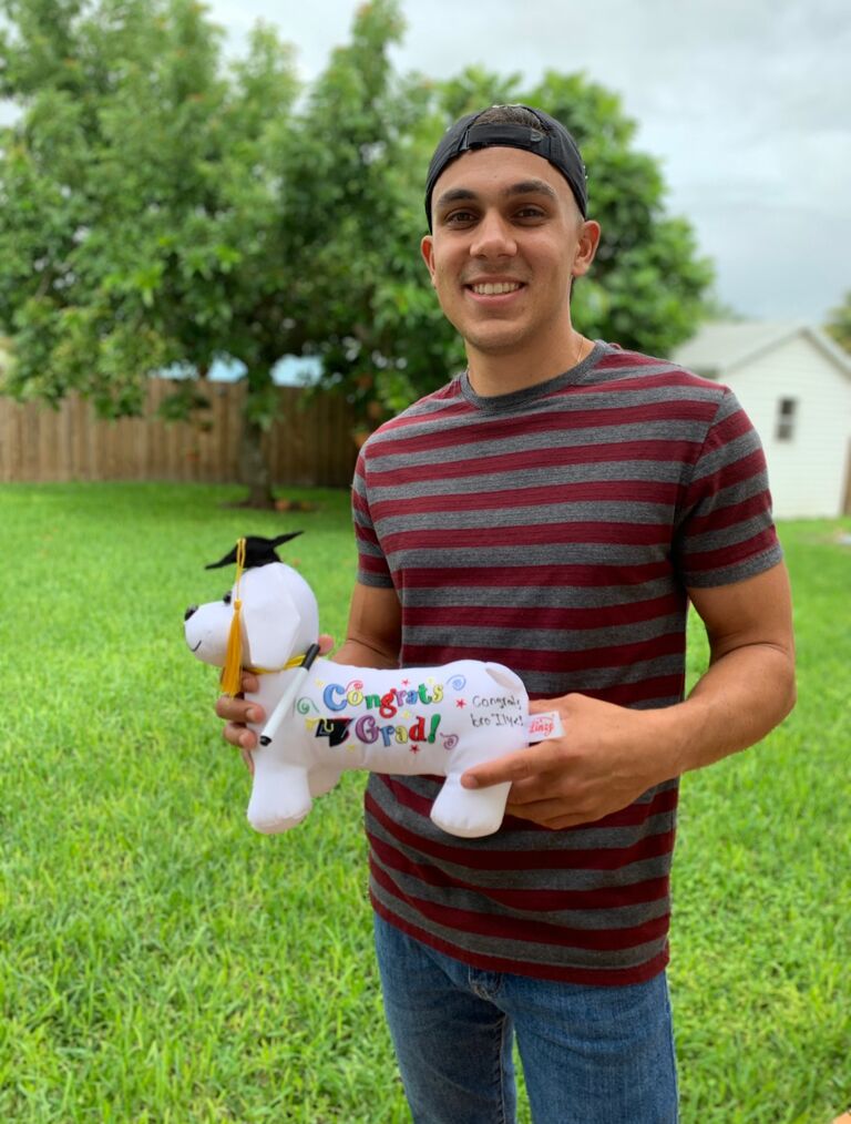 Fernando graduates from FIU with a degree in biological sciences and pursues his passion of owning a business.