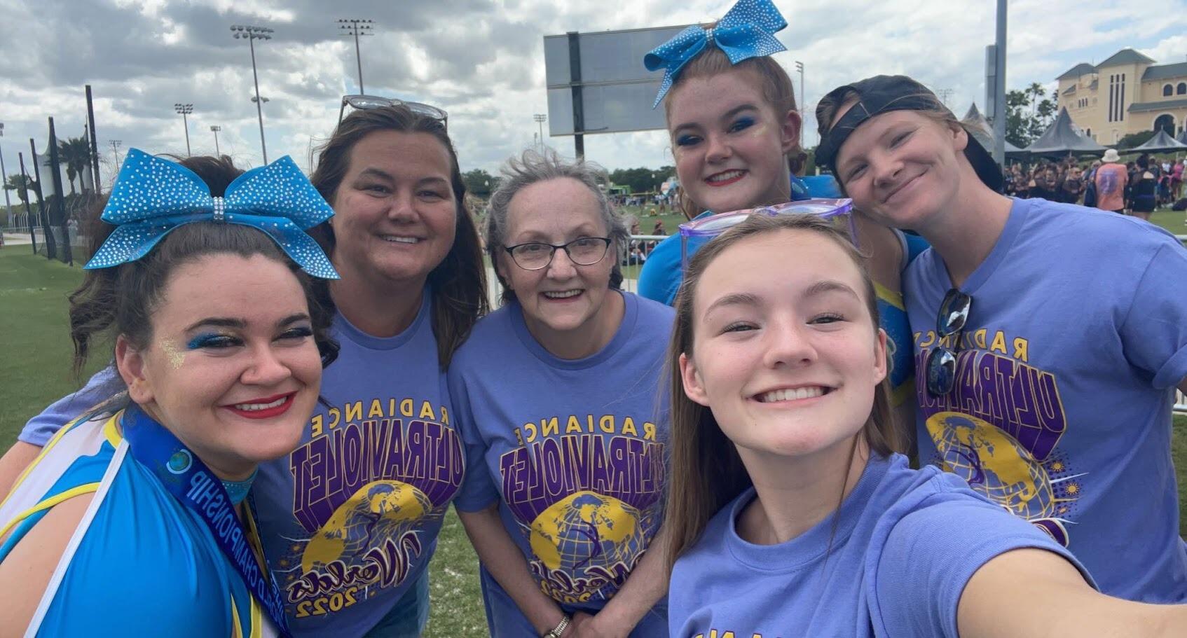 Tabby competed at WORLDS in Orlando, FL (with bridesmaid Courtney!) and Taylor + Tabby's family came to support!