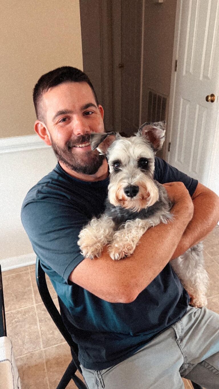 Jay is our baby! We (& others LOL) have spoiled him rotten but we wouldn't have it any other way. He makes our house a home. We both love him so much!