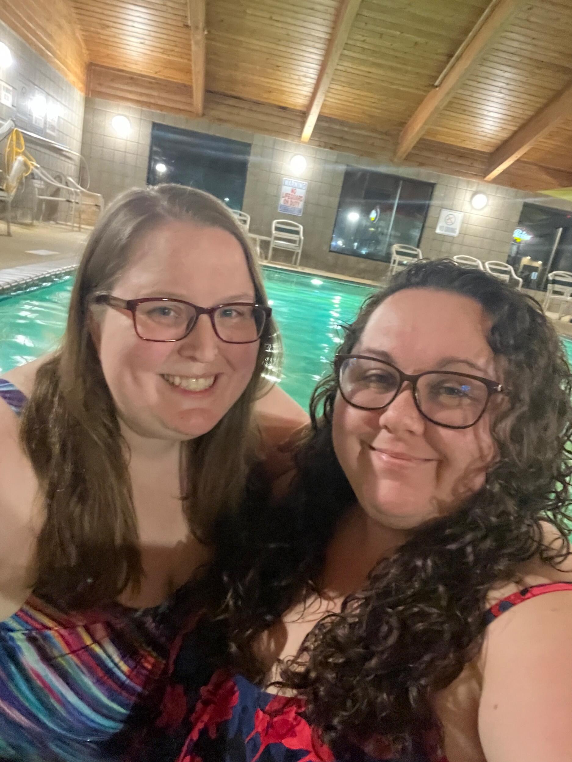 Swimming on our first Christmas together which has now become a tradition we plan to continue 