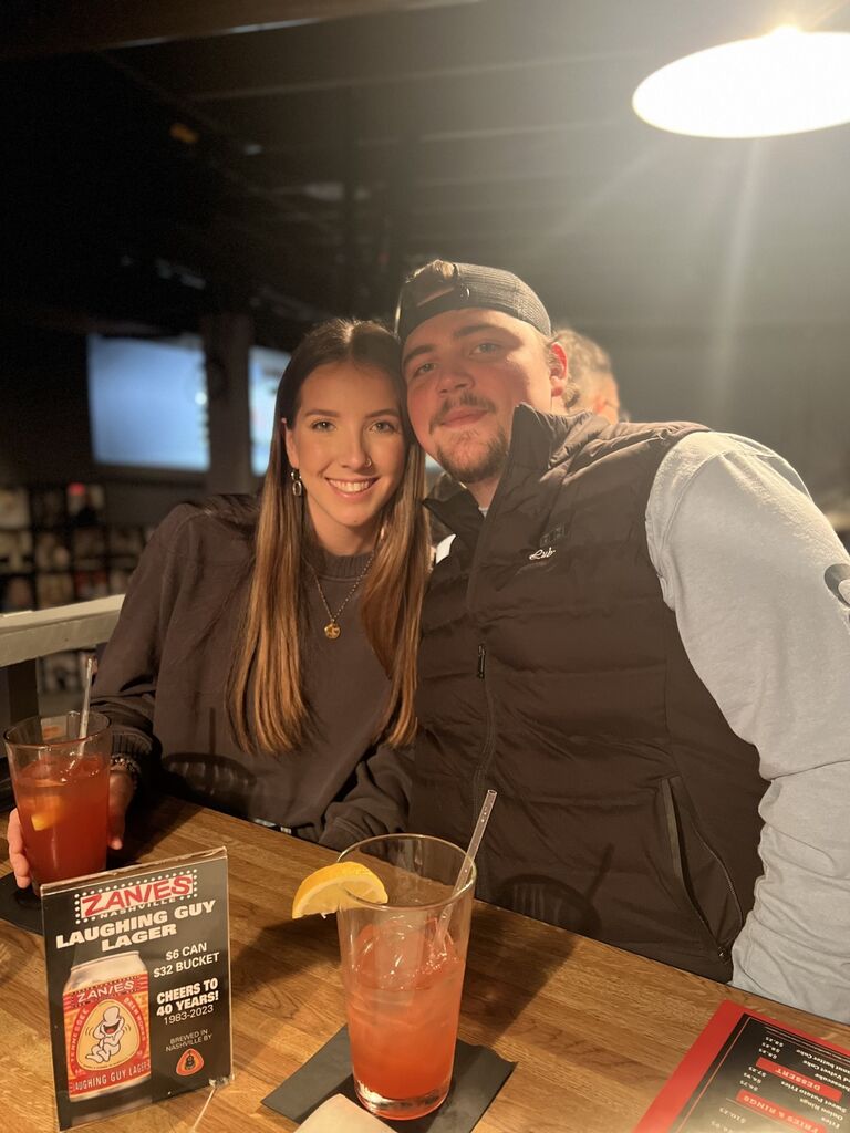 Fun fact: All of our Valentine's dates have been to Zanies Comedy Club!