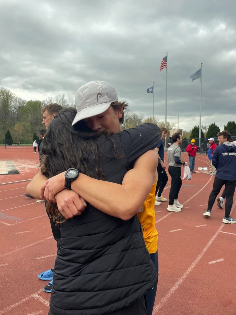 Caleb: Bethany was my number 1 fan during track. She made it to all the meets she could to watch me race even when it was far drives and long days. She always encouraged me in my running and was the first person I wanted to see after all my races. 