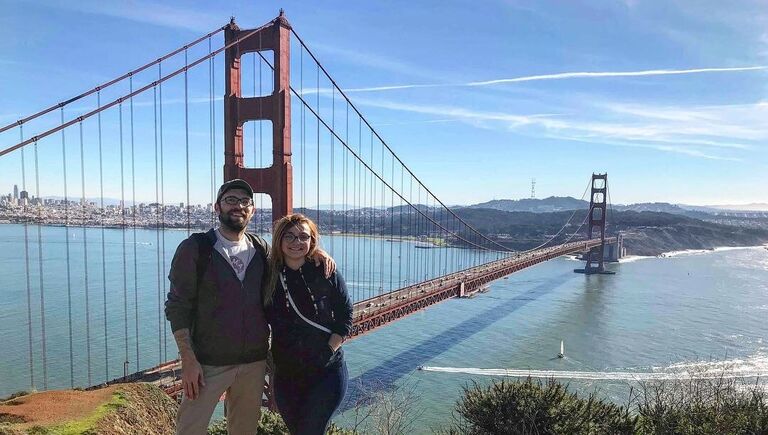We knew Ewa was only going to be here in the U.S. for a few more months, so we decided to make the most of it and went on our first vacation together to California. 