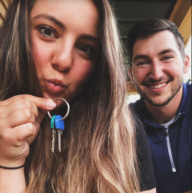 After about a year living at home with the parents post-graduation, Sean & Emma moved to Cedarburg together.