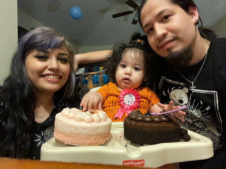 Solana's first birthday. We were so emotional on how much she had grown just in the first year.