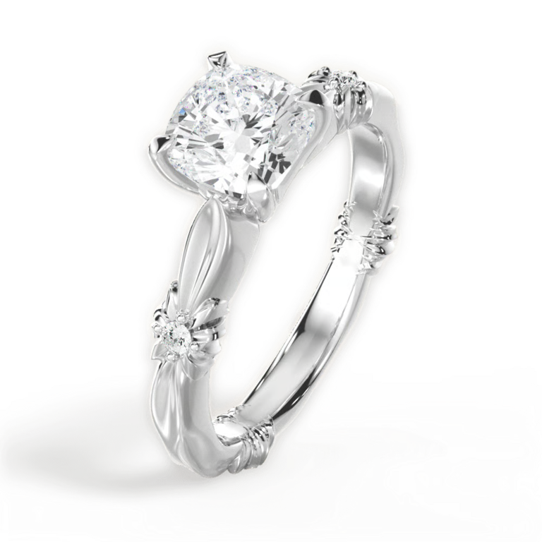 Ritani ribbon engagement ring