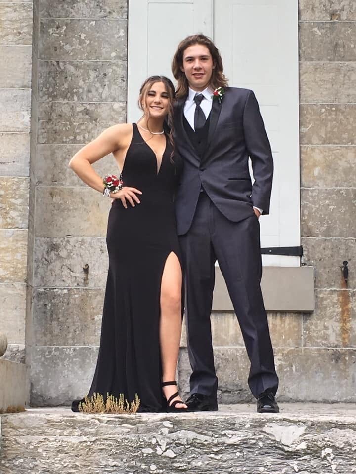Caleb and Sarah met in high school. It was her senior year and his sophomore year. Their first "date" was lights on the lake on 12/13/2018. Sarah didn't have any cash on her and Caleb didn't have a job at the time so she had to ask her parents for $20 and they almost did not have enough money to get in. 