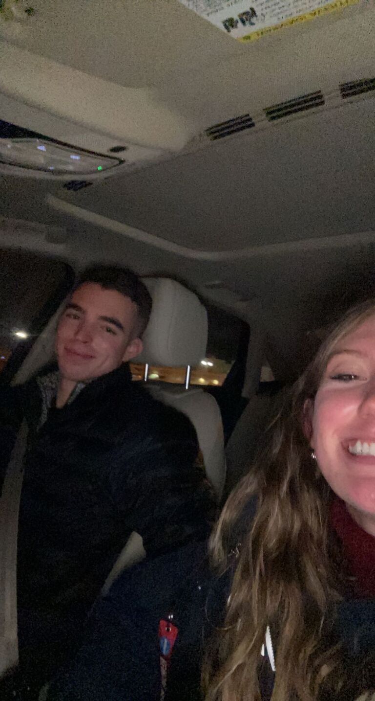 After Christmas Break, we had our first date! ❤️