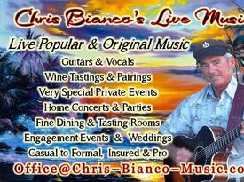 Christopher Mario Bianco - Singer Guitarist - Avila Beach, CA - Hero Gallery 2