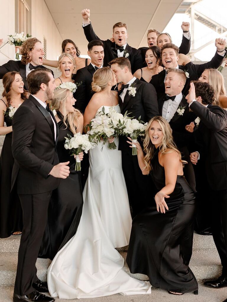 Brock Purdy and wife Jenna Brandt wedding photo