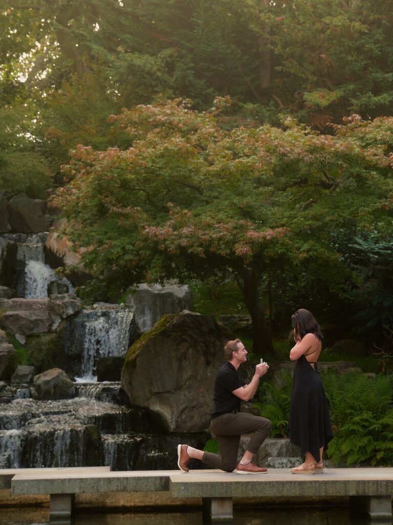 THE DAY JORDAN PROPOSED TO CARLY IN A PRIVATE GARDEN IN LONDON! 