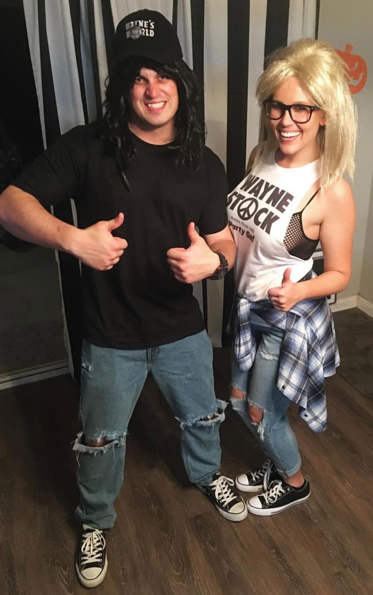 Our First (of many!) Couples Costumes! Party on Wayne, Party on Garth