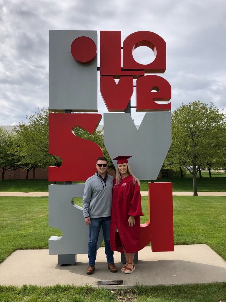Jess graduated from SVSU!