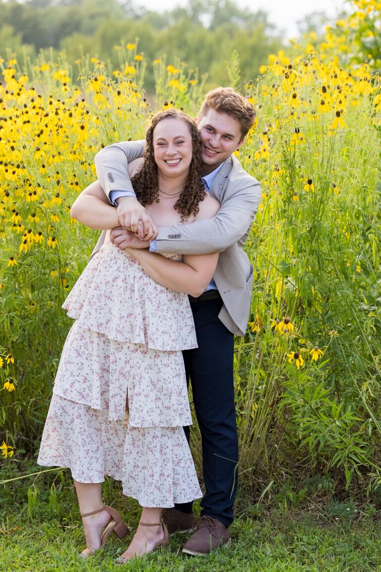 NOW: Our engagement photos! Two college degrees, two dogs, one house and over 5 years later!