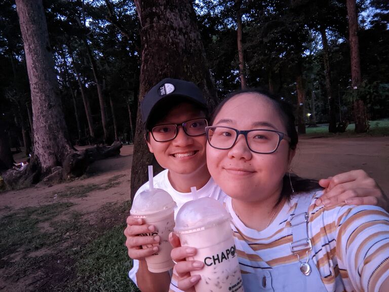 Nostalgia and new memories made with you by my side in my favorite hometown, Tra Vinh, Vietnam!