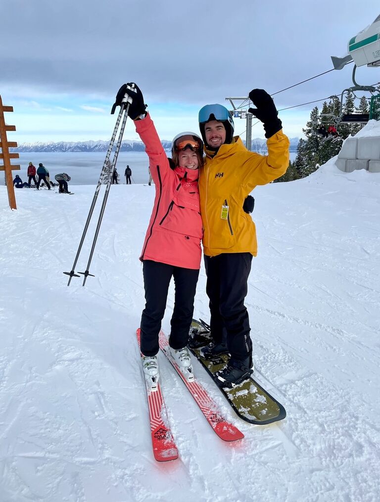 Living the ski bum life in Kimberley!