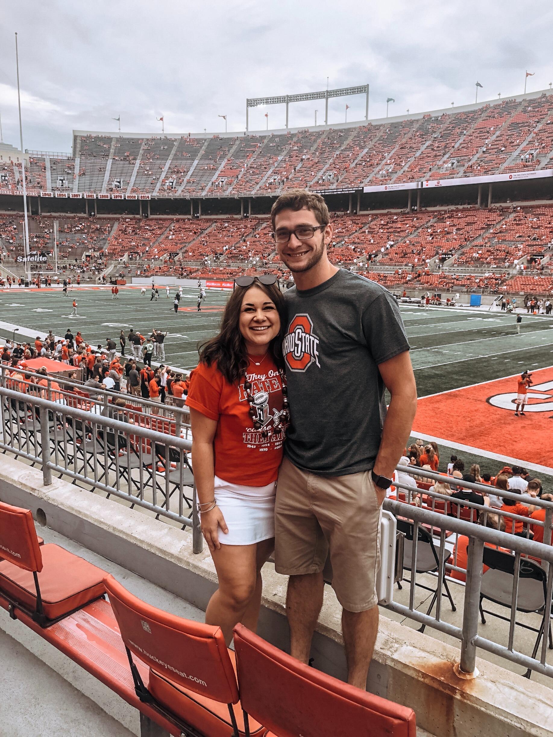 Took him to his first OSU game! 