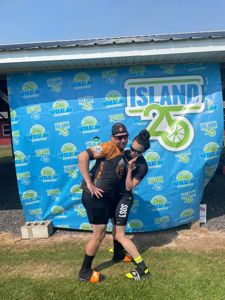 Island 25: Our first gravel race together. You can't take us anywhere... 🤣