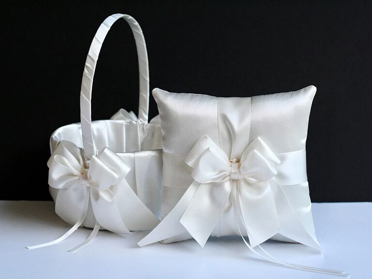 Modern flower girl clearance baskets