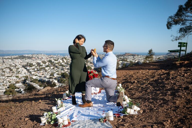 The start of our next chapter (Her last "yes").