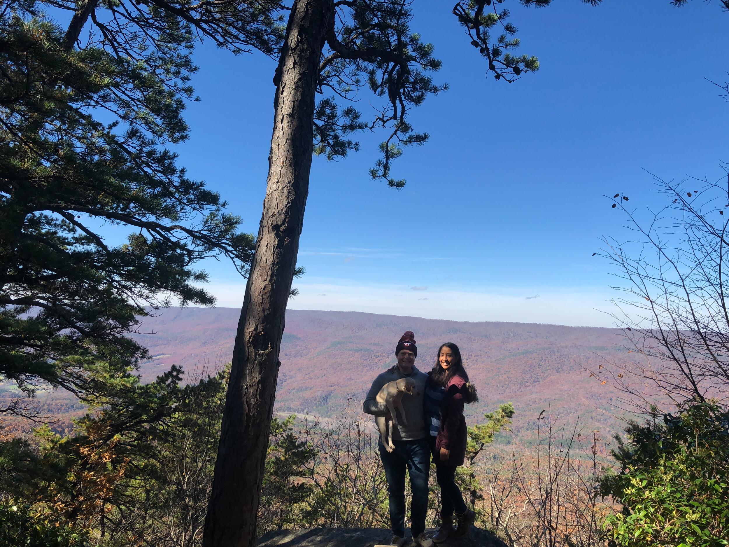One of many camping trips around Blacksburg, Virginia. When Lucy was a puppy!