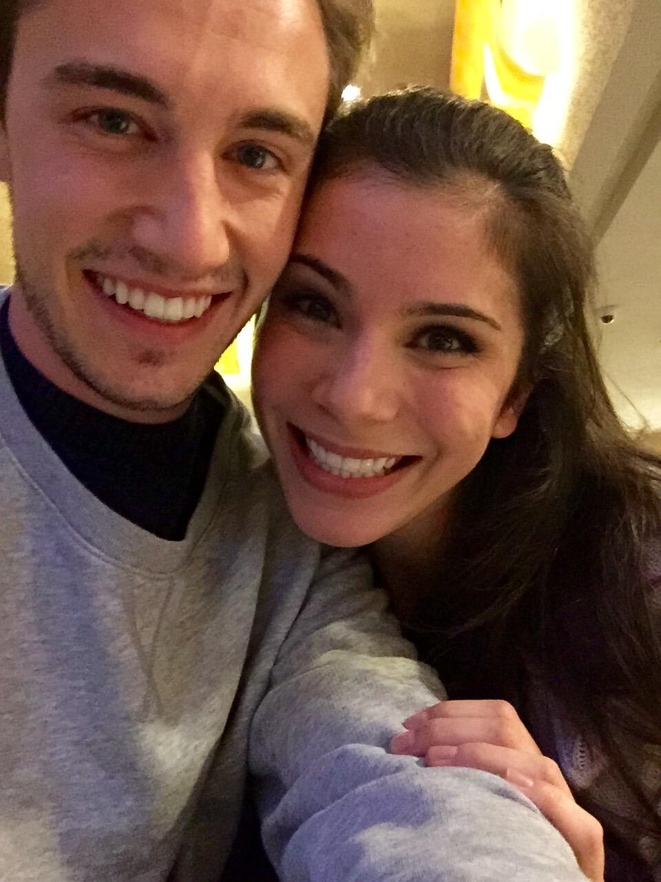 The day Kevin officially asked Caysi to be his girlfriend at the Marriott Marquis in Times Square