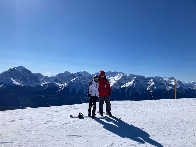 Ski trip at Lake Louise, Banff