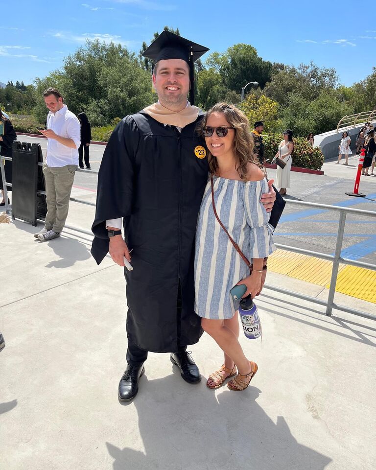 Chris finishes his graduate degree earning his MBA at CLU. 