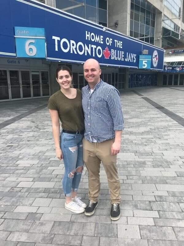 Jocelyn moved to Toronto to be with Chad where they both would attend college.